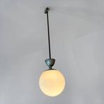 vintage art deco hanglamp / bollamp / luster, Ophalen