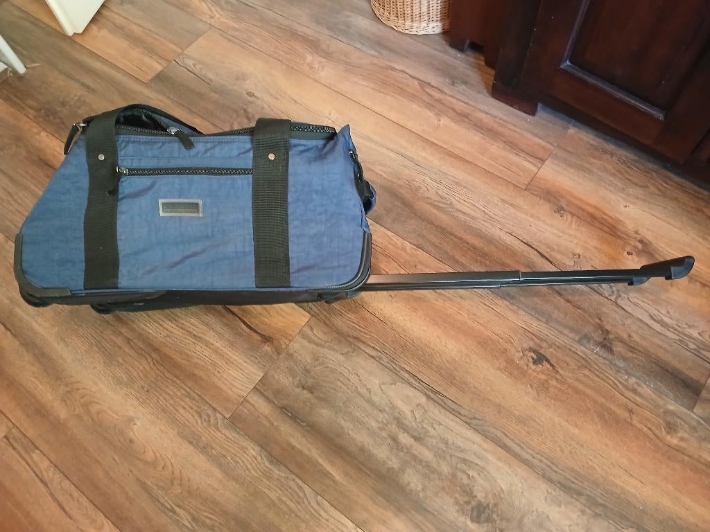 Handbagage trolley, zgan, US Bags & Co, Ophalen, Wieltjes, 50 tot 60 cm, Zo goed als nieuw