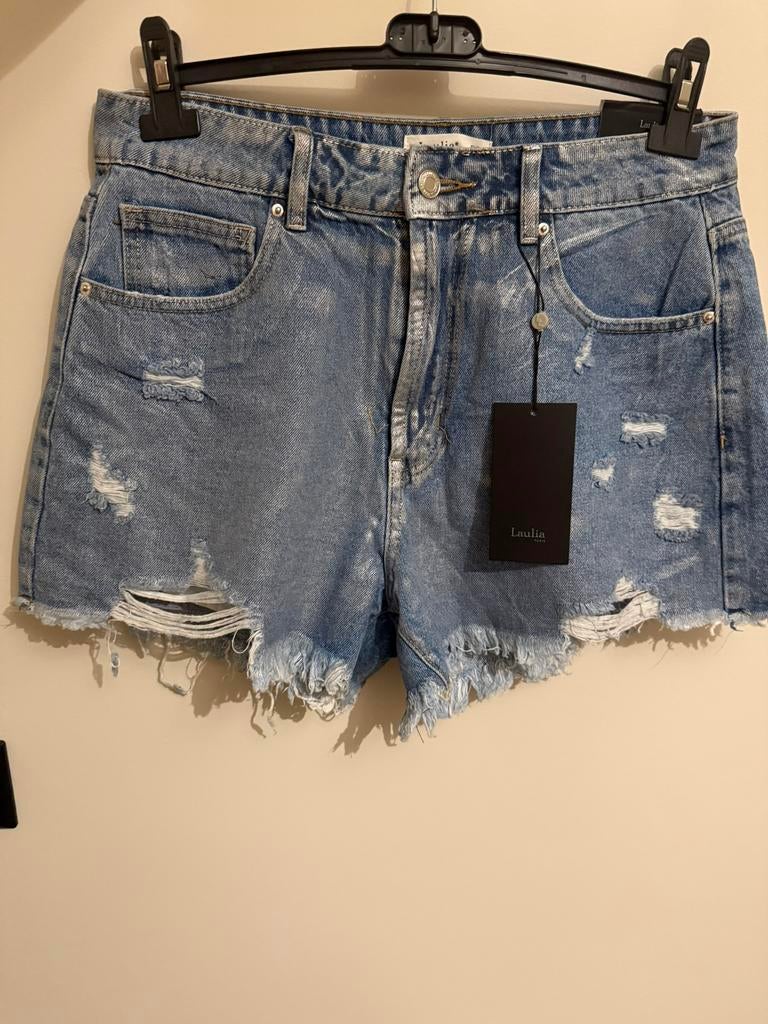Laulia jeans short, Ophalen of Verzenden, Nieuw, Blauw, W33 - W36 (confectie 42/44)