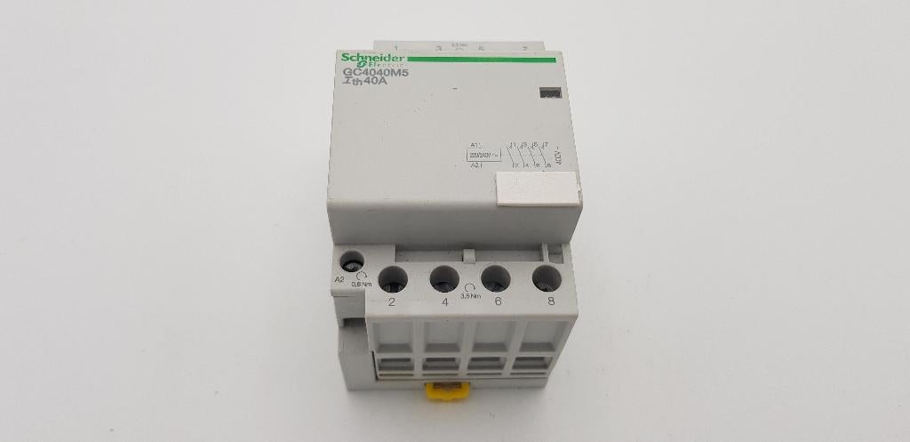 Schneider Magneetschakelaar relais GC4040M5 40A 400V (1x), Gebruikt, Onbekend, Ophalen of Verzenden, Onbekend