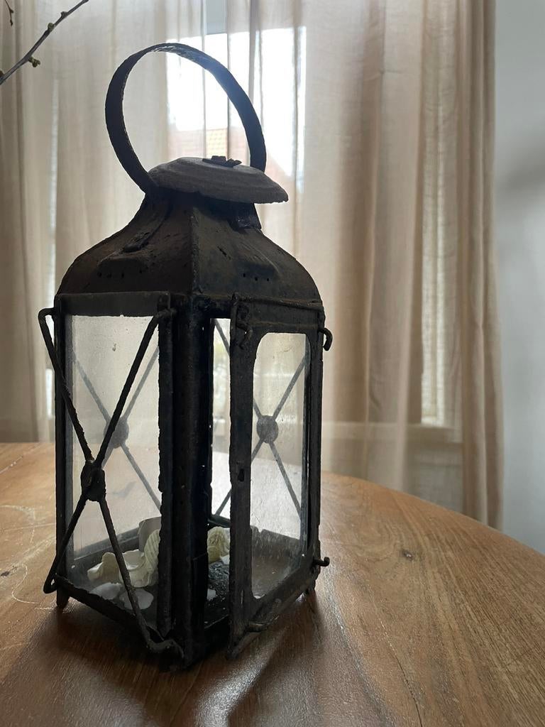 Brocante Franse kandelaar, Ophalen of Verzenden, Gebruikt, Minder dan 25 cm