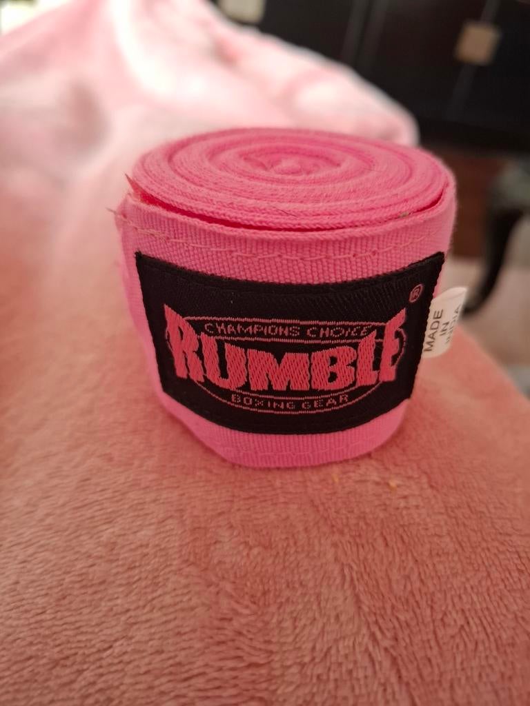 Rumble Boks Bandages – Roze – 4 Meter, Sport en Fitness, Boksen, Ophalen, Nieuw
