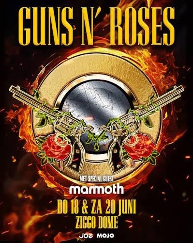 Guns 'n Roses  20-06-2026 3 x staanplaatsen!!!, Tickets en Kaartjes, Concerten | Klassiek, Drie personen of meer, Juni