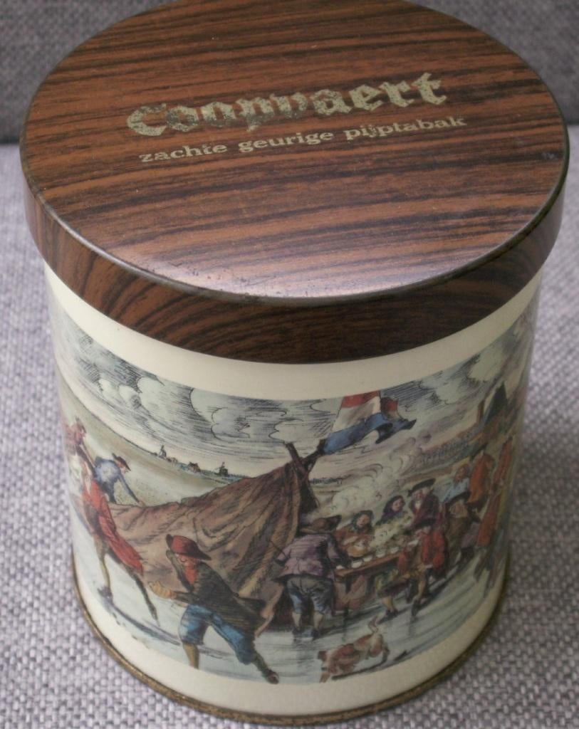 Vintage blik Coopvaert zacht geurige pijptabak Douwe Egberts, Ophalen of Verzenden, Zo goed als nieuw, Overige, Douwe Egberts