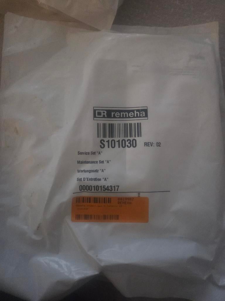 Remeha seviceset a, Ophalen of Verzenden