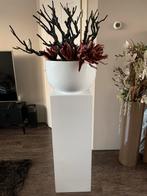 Mooie zuil met pot, Ophalen, Zo goed als nieuw