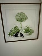 Coos storm vintage raamhanger, Huis en Inrichting, Woonaccessoires | Schilderijen, Tekeningen en Foto's, Ophalen of Verzenden