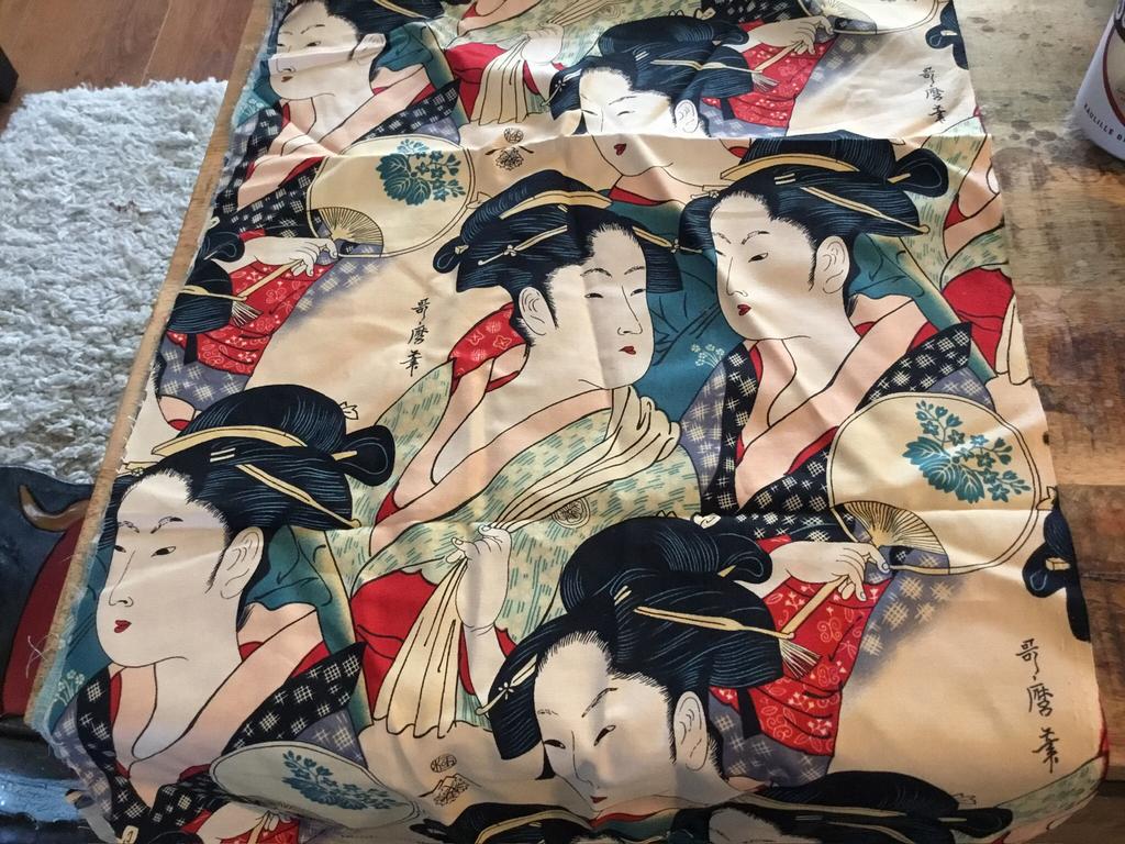 Diverse vintage lappen stof 1, Ophalen, Overige kleuren, 120 cm of meer, Zo goed als nieuw