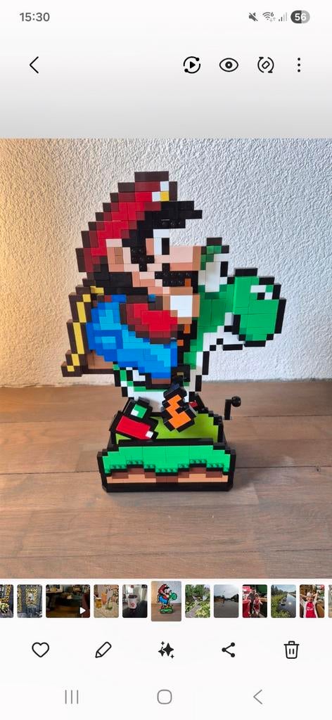 Lego Super Mario World - Mario en Yoshi - 71438, Ophalen of Verzenden, Zo goed als nieuw
