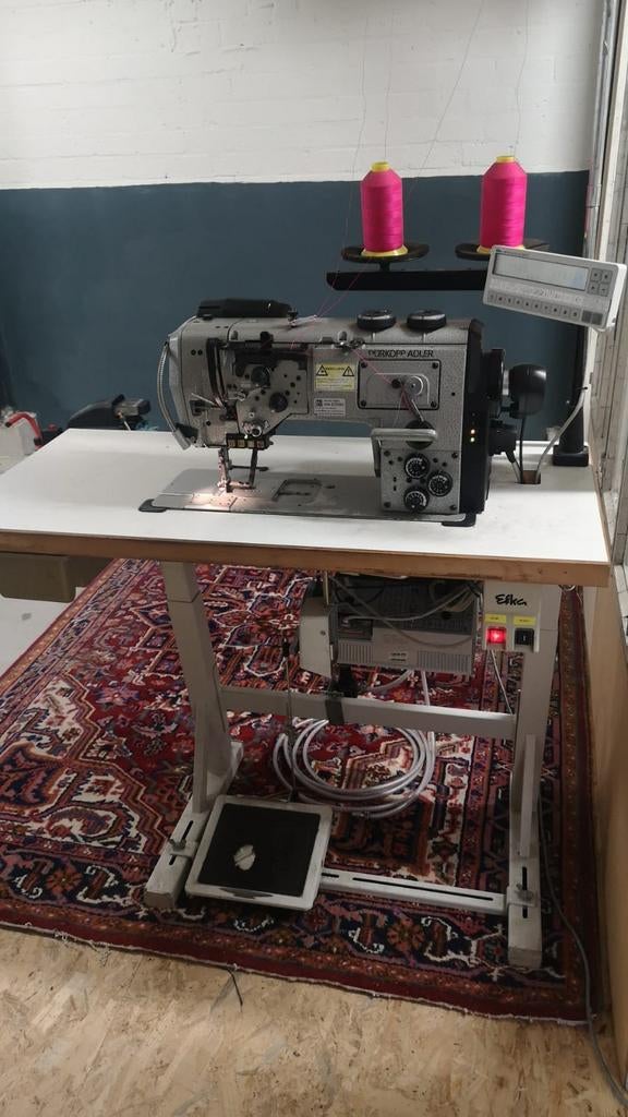 Dürkopp Adler Industriële Naaimachine Drievoudig Transport, Gebruikt, Naaimachine, Industrieel, Ophalen