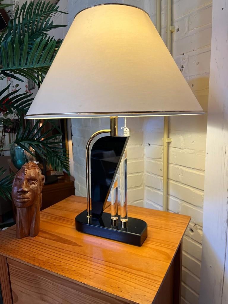 41) Stijlvolle Hollywood regency tafellamp van Herda, Ophalen, Gebruikt, ., Herda