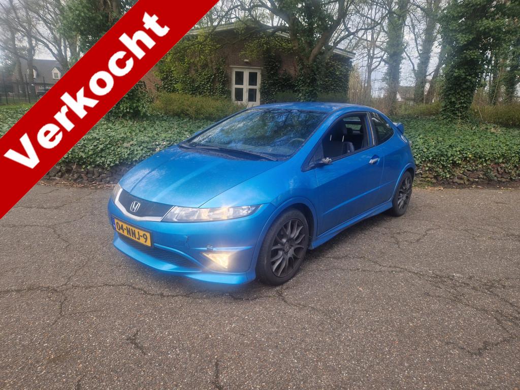 Honda Civic 1.8 Type S, 2010, SCHADE, VERKOCHT! (bj 2010), Auto's, Honda, Voorwielaandrijving, Euro 5, 15 km/l, Gebruikt