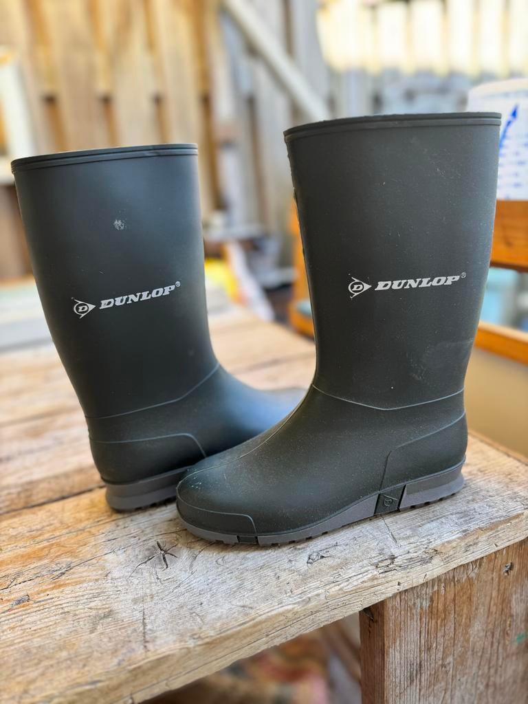 Dunlop laarzen - Rood en Zwart, Ophalen of Verzenden, Zo goed als nieuw