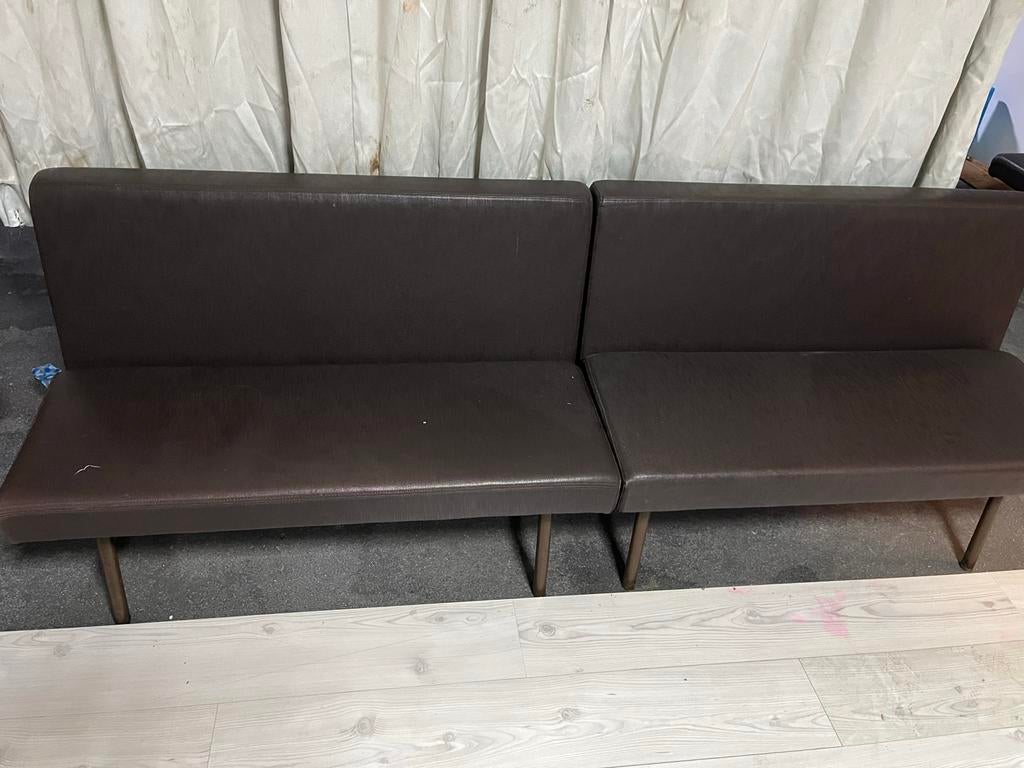 Commerciële Wachtbank / Wachtruimtebank (30 stuks), Kunststof, Gebruikt, Minder dan 75 cm, 150 tot 200 cm