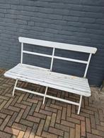 Tuinbank alu / hout opknapper 120 breed, Tuin en Terras, Tuinbanken, Ophalen, Gebruikt, Hout