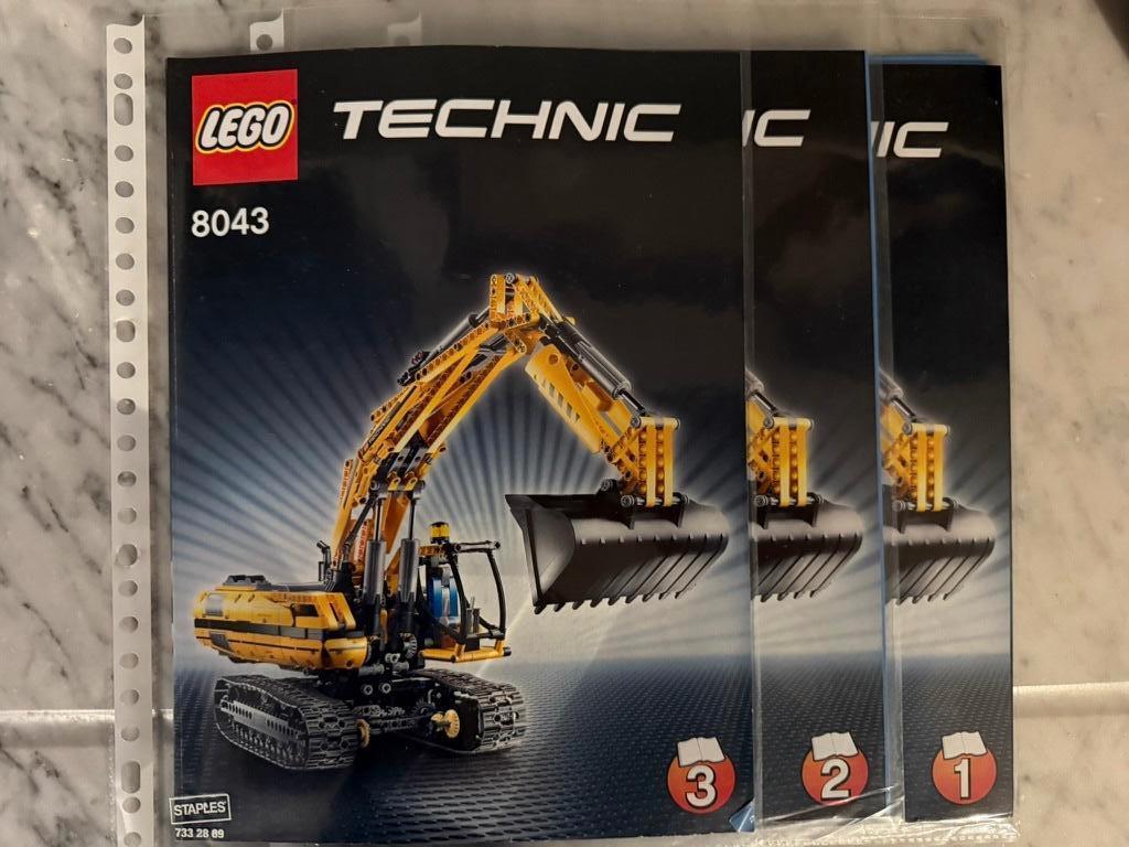 Lego technic 8043, Ophalen, Lego, Compleet, Zo goed als nieuw