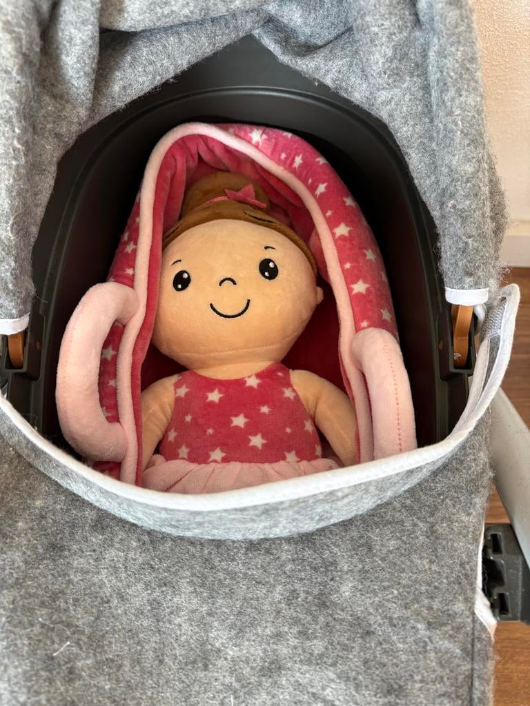 Smoby 3-in-1 Kinderwagen Grijs - Stof, Ophalen, Gebruikt