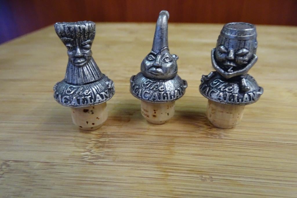 The Macallan Whisky flessenstopper, 3 stuks, Ophalen of Verzenden, Nieuw
