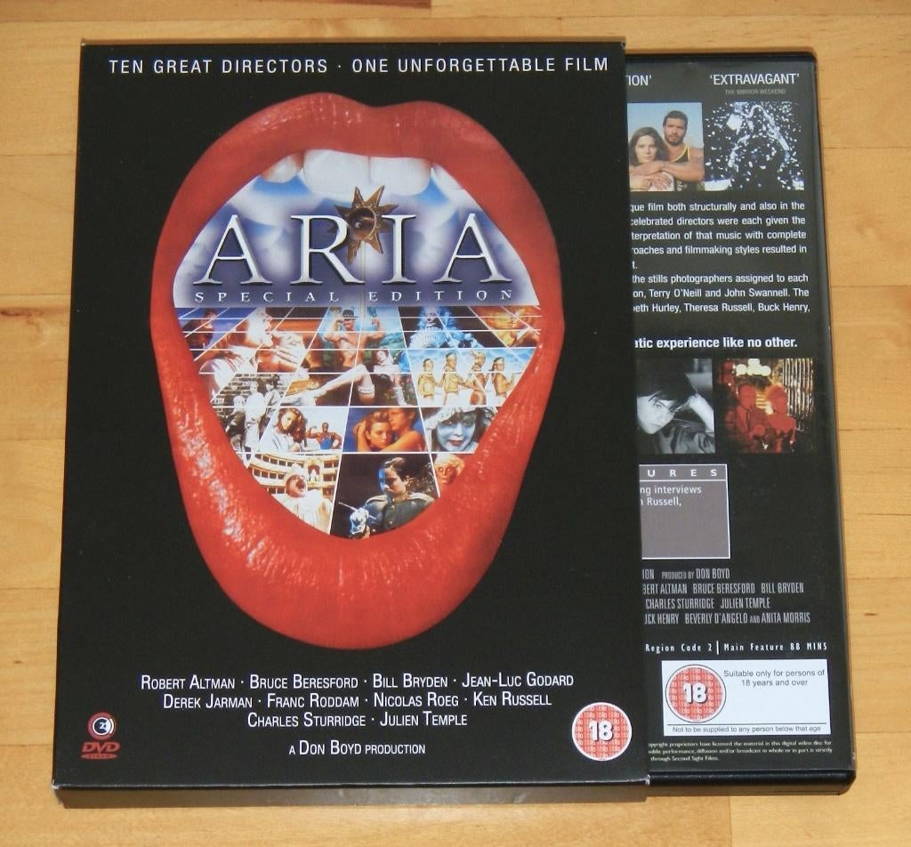 dvd - Aria - Opera - Altman, Roeg , Russell, Godard, Alle leeftijden, Ophalen, Zo goed als nieuw, Overige gebieden