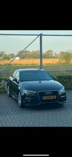 Audi A3 Limousine S-line  2015 zwart, Auto's, Audi, Voorwielaandrijving, 4 cilinders, Start-stop-systeem, Zwart