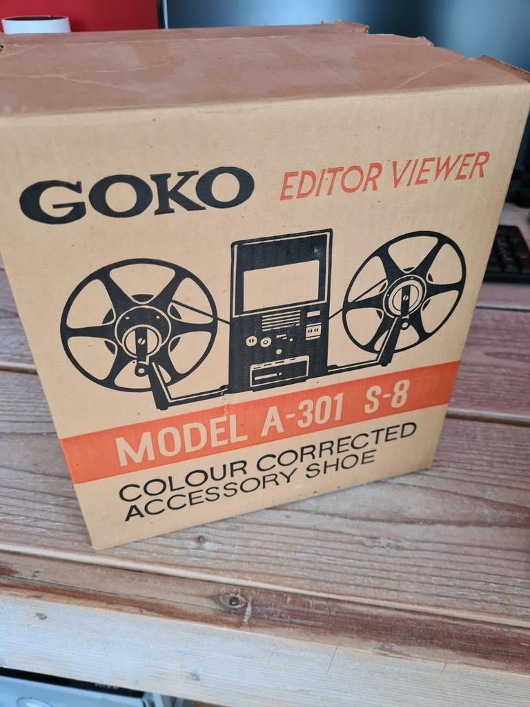 Goko A-301 S-8 8mm Film Editor Viewer, Ophalen