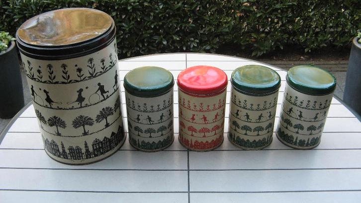 vintage Tomado voorraadbussen, Huis en Inrichting, Keuken | Keukenbenodigdheden, Gebruikt, Ophalen of Verzenden