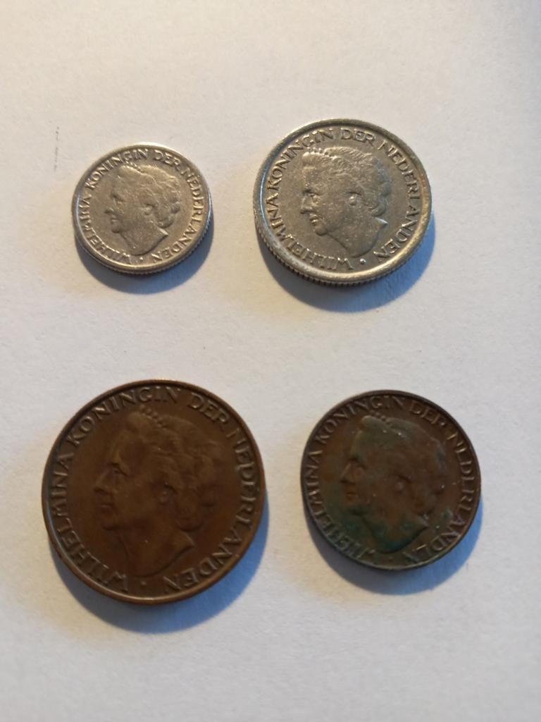 Muntenset Nederland 1948 - Koningin Wilhelmina, Ophalen of Verzenden, Koningin Wilhelmina, Overige waardes, Setje