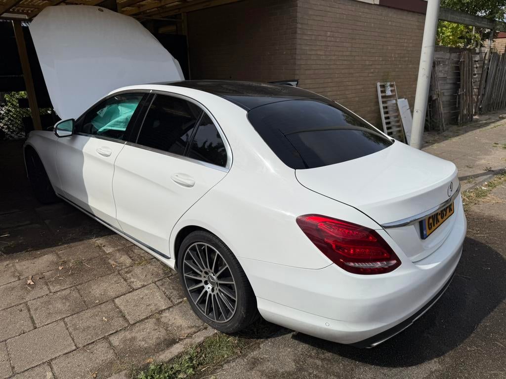 Mercedes benz C klasse C300 Automaat Schade, Auto diversen, Schadeauto's, Mercedes-Benz, Automaat, Benzine, Sedan, Wit, Ophalen