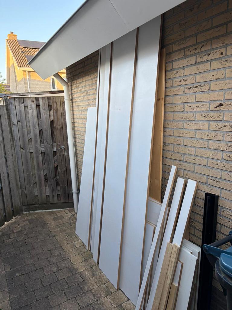 Restant hout, Ophalen, Gebruikt, 25 tot 50 mm, 250 tot 300 cm