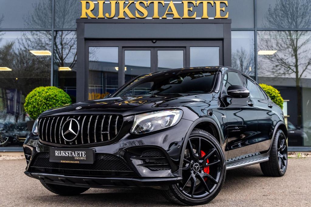 Mercedes GLC-klasse Coupé AMG 43 4MATIC|PANO|360°|BURMESTE, Auto's, Automaat, Gebruikt, 367 pk, Leder