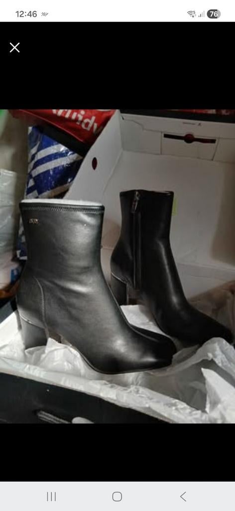 DKNY Cavale Ankle Boots - Maat 36 - Zwart, Zwart, Nieuw, Ophalen of Verzenden, DKNY