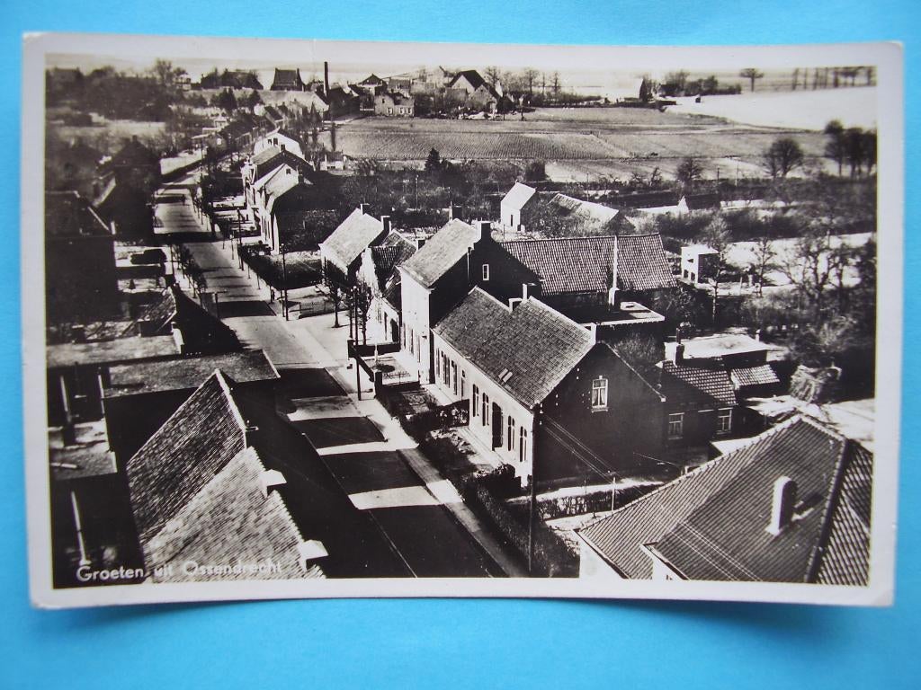 Ossendrecht,  Groeten uit Ossendrecht   Panorama, Ophalen of Verzenden, Voor 1920, Noord-Brabant