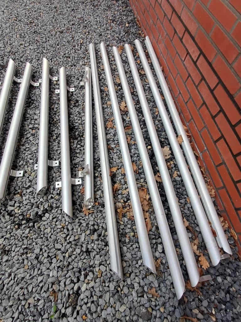 Aluminium buizen, diameter is 47mm, Doe-het-zelf en Verbouw, Metalen, Ophalen, Aluminium