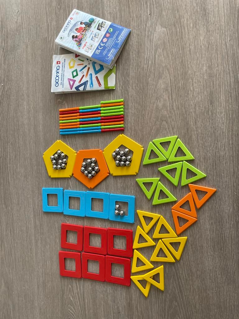 Geomag magnetisch constructiespeelgoed, Kinderen en Baby's, Speelgoed | Educatief en Creatief, Ophalen, Zo goed als nieuw, Bouwen