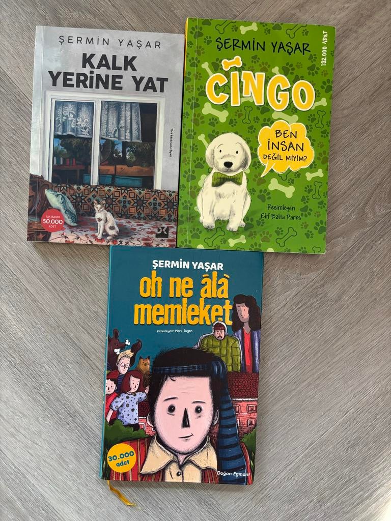 3 boeken van Şermin Yaşar, Boeken, Ophalen of Verzenden, Gelezen, Fictie algemeen