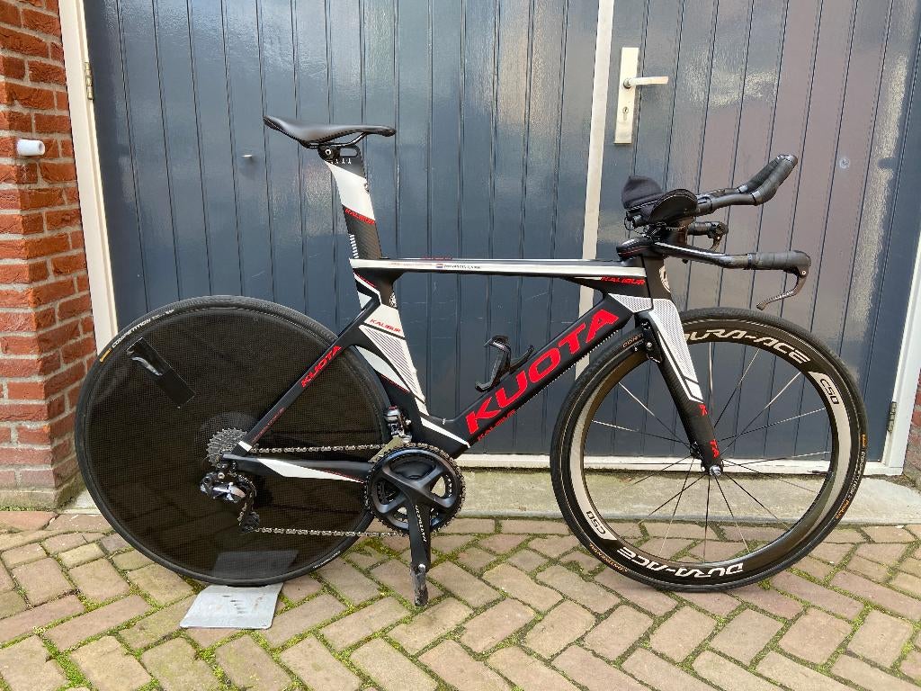 Kuota Kalibur tijdrit / triatlon fiets Shimano Ultegra Di2, 28 inch, Carbon, Zo goed als nieuw, Meer dan 20 versnellingen