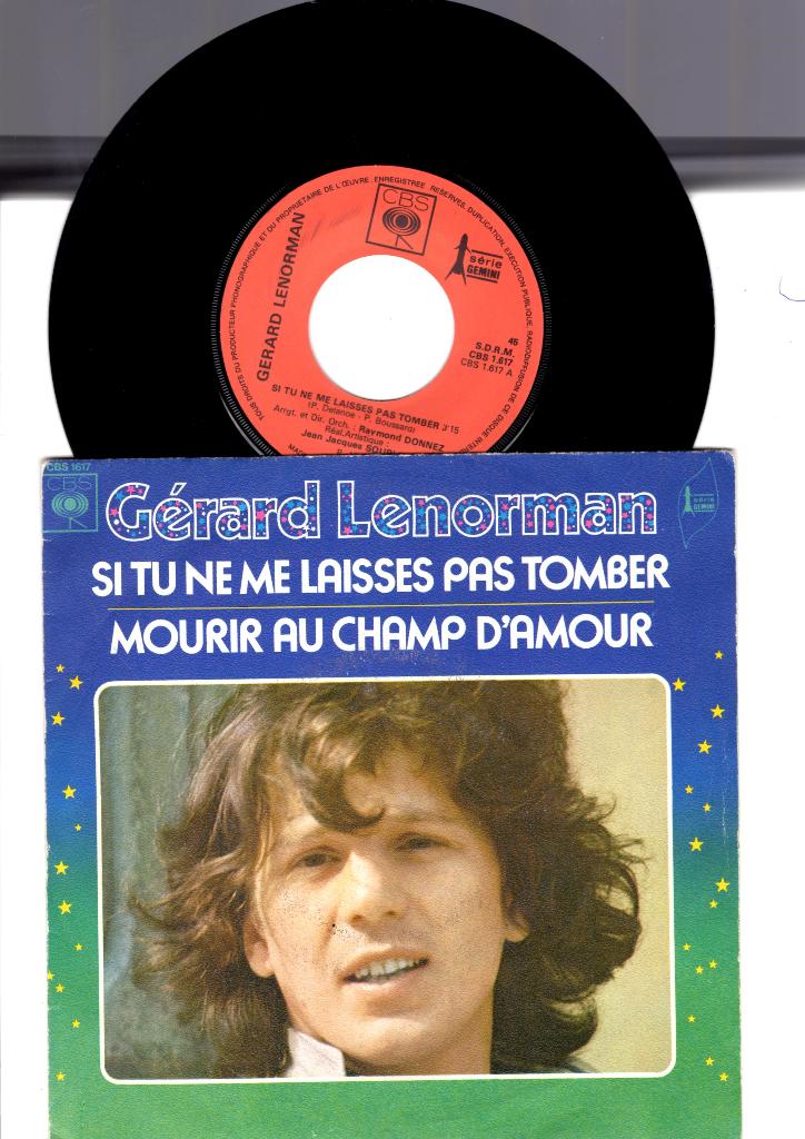 GERARD LENORMAN  -  SI TU NE ME LAISSES PAS TOMBER   [7''] /, Verzenden, 7 inch, Single, Zo goed als nieuw