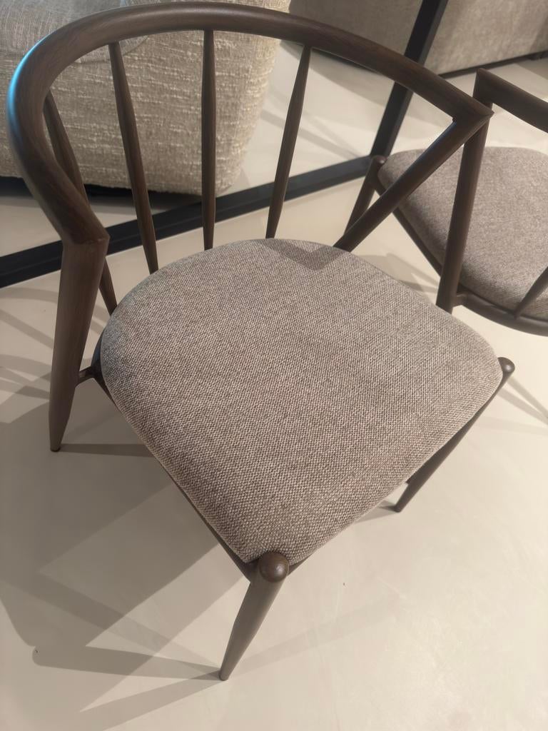 Eetkamer stoelen, Huis en Inrichting, Stoelen, Ophalen, Japandi, Bruin, Nieuw