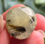 Prehniet met epidoot trommelsteen, Ophalen of Verzenden