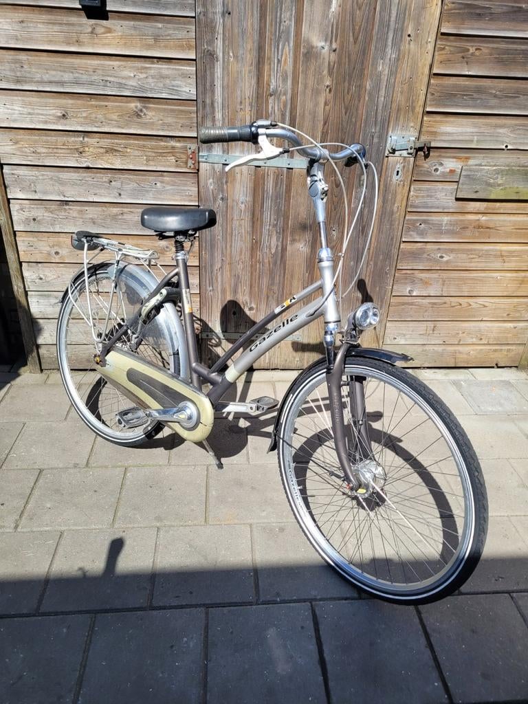 Te koop dames fiets gazelle, Fietsen en Brommers, Fietsen | Dames | Damesfietsen, Ophalen, Gebruikt, Versnellingen, 50 tot 53 cm