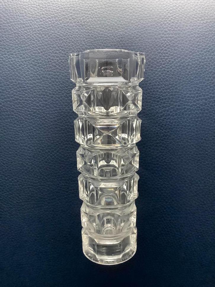 Vaas Luminarc France - geometrische patroon, Huis en Inrichting, Woonaccessoires | Vazen, Zo goed als nieuw, Overige kleuren, Minder dan 50 cm