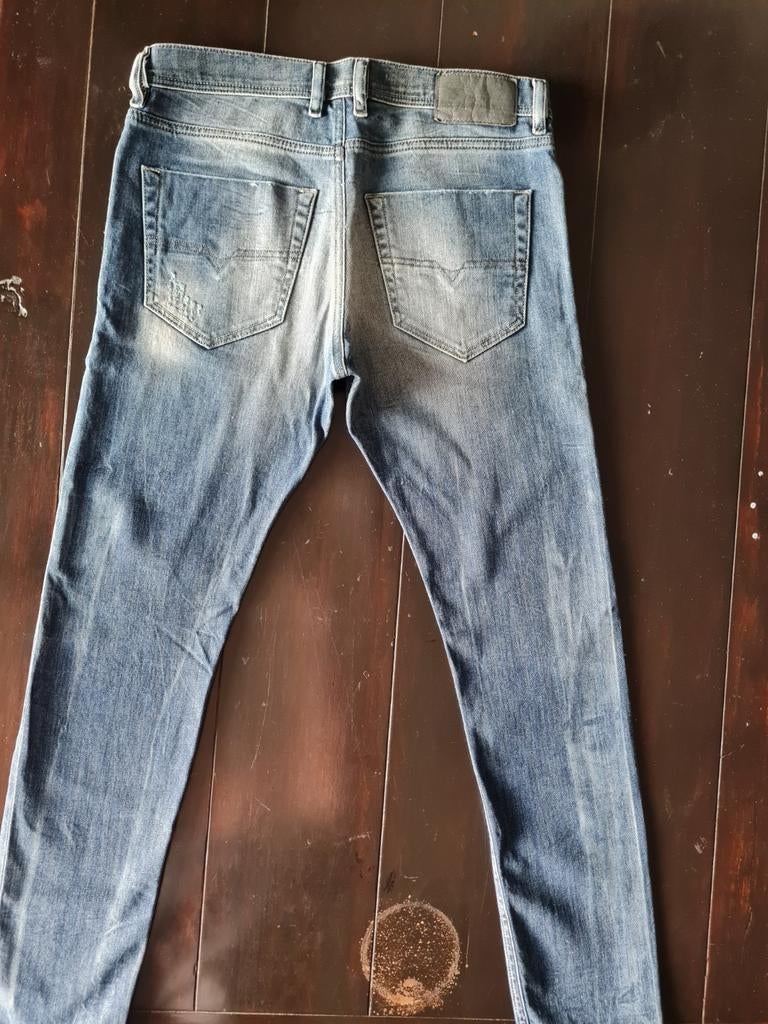 ZGAN DIESEL TEPPHAR SLIM CARROT STRETCH JEANS SIZE 31/30!, Diesel, Blauw, W32 (confectie 46) of kleiner, Ophalen of Verzenden
