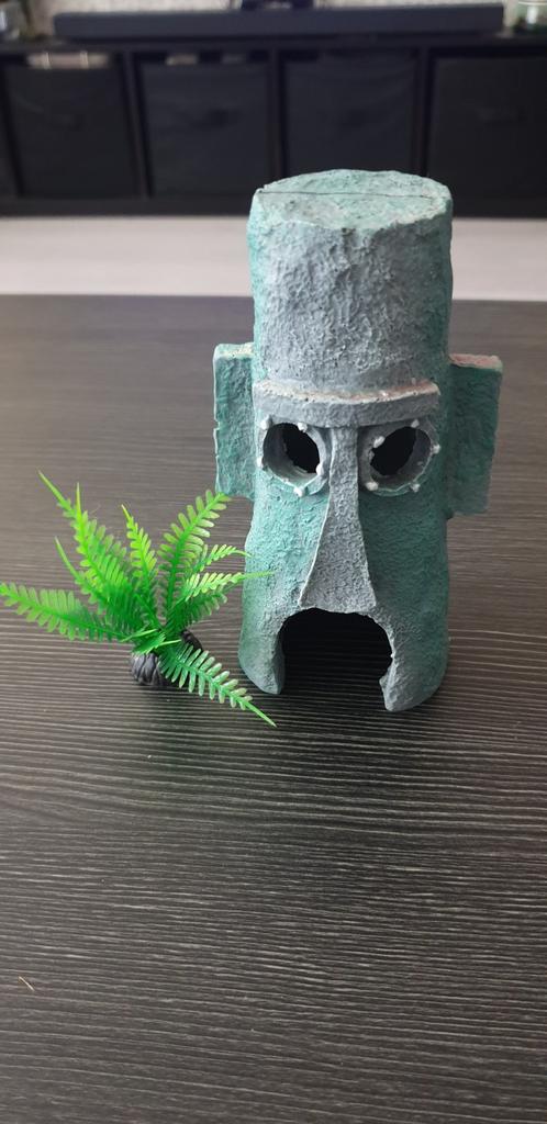 Spongebob aquarium ornament - Octo's huis., Ophalen of Verzenden, Zo goed als nieuw