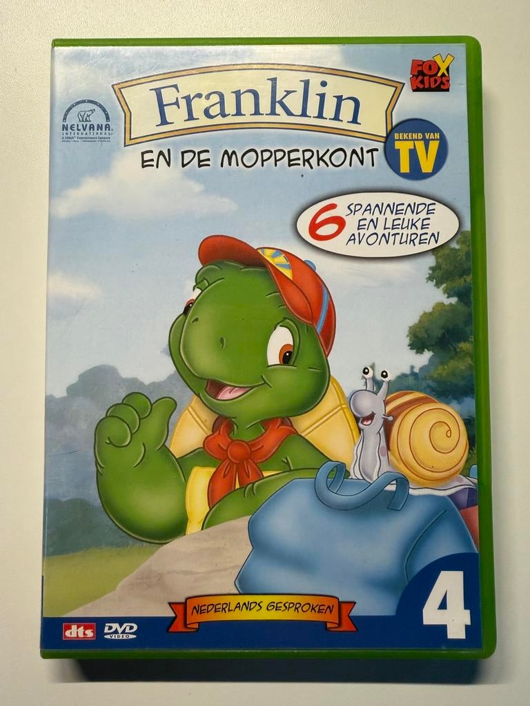 Franklin 4-De Mopperkont DVD | Actie 5=4, Cd's en Dvd's, Alle leeftijden, Ophalen of Verzenden, Zo goed als nieuw, Europees