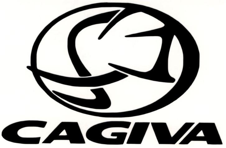 Cagiva sticker #14, Motoren, Accessoires | Stickers, Ophalen of Verzenden