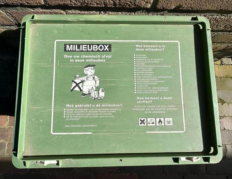 Gratis af te halen Milieubox, Ophalen, Gebruikt, 60 cm of meer, Overige typen
