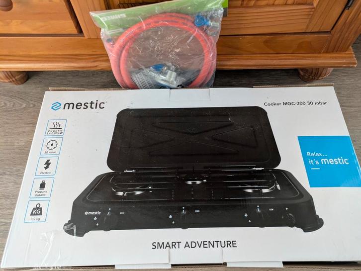 NIEUW campinggasstel Mestic (ook handig bij noodpakket), Caravans en Kamperen, Kampeeraccessoires, Nieuw, Ophalen of Verzenden