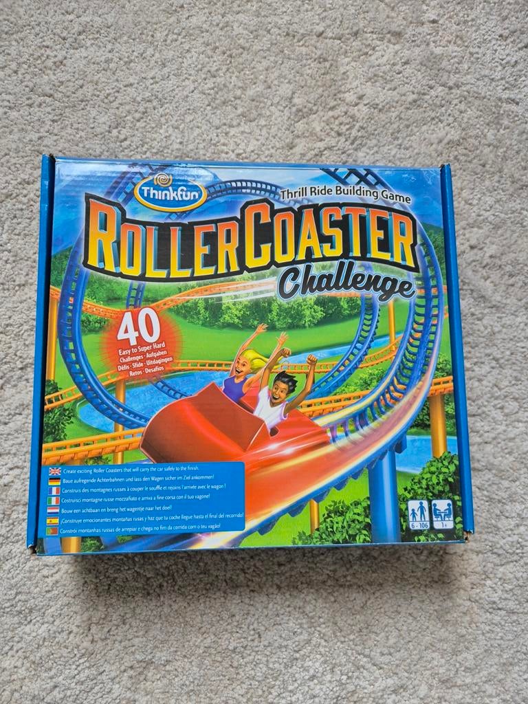 ThinkFun Roller Coaster Challenge - Breinbreker, Ophalen of Verzenden, Meer dan 50 stukjes, 6 jaar of ouder