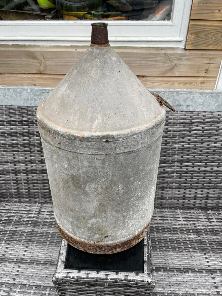 Zinken vat, Ophalen, Gebruikt, Zink