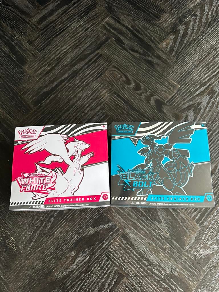 Pokémon Black Bolt & White Flare ETB – Sealed/Nieuw, Ophalen of Verzenden, Zo goed als nieuw